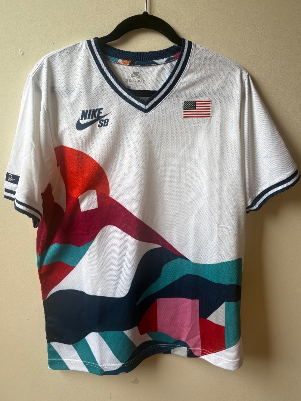 Nike SB X Parra TOKYO Olympics Skateboard Team USA Jersey M